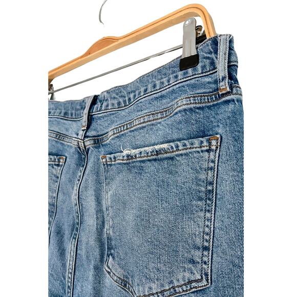 AGOLDE Nico Straight Leg High Rise Slim Denim Jeans size 31 / 10 - Picture 9 of 11